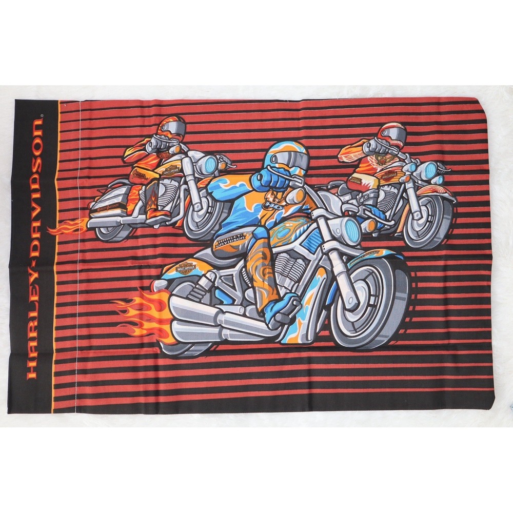 Harley Davidson® "Young Rider" Standard Pillowcase, New Without Package